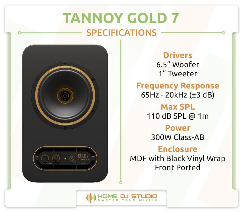 Tannoy Gold 7 Specifications.