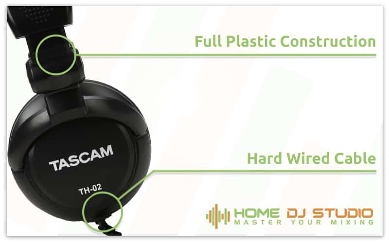Tascam TH-02 Details.