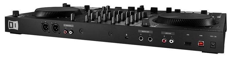 Side back view of the Traktor Kontrol S3