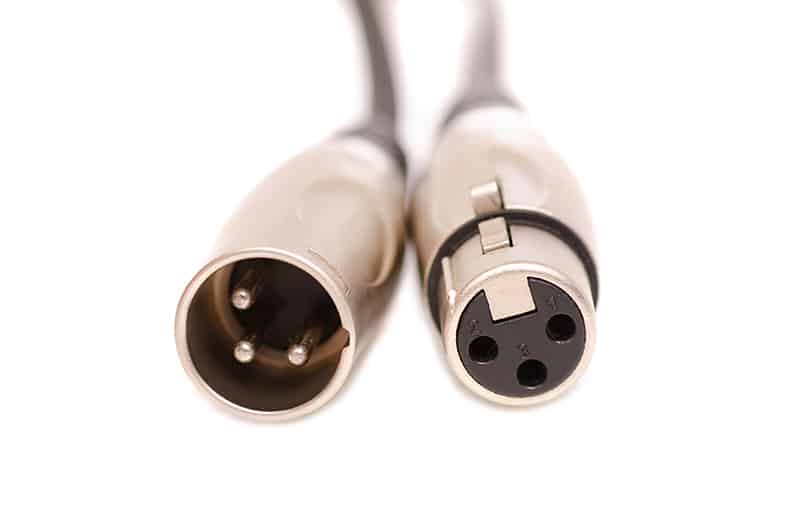 Photo of XLR cables.