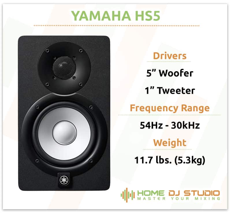 Yamaha HS5 Specifications