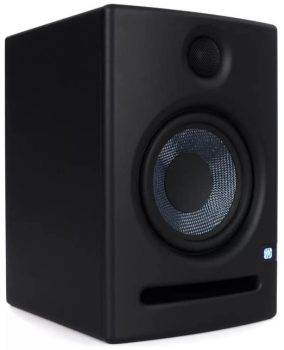 Three quarter view of the PreSonus Eris E5 studio monitor.