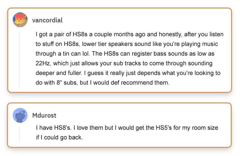 Yamaha HS8 Reviews