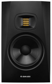 Front view of the Adam Audio T7V studio monitor.