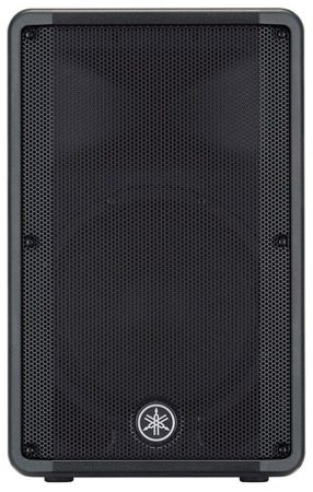 Front view of the Yamaha DBR12 speaker.