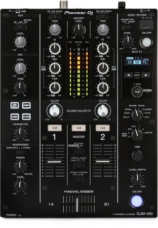 Top view of the Pioneer DJM 450