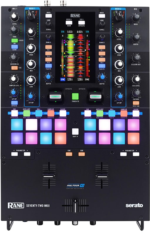 Top view of the Rane Seventy-Two MKII
