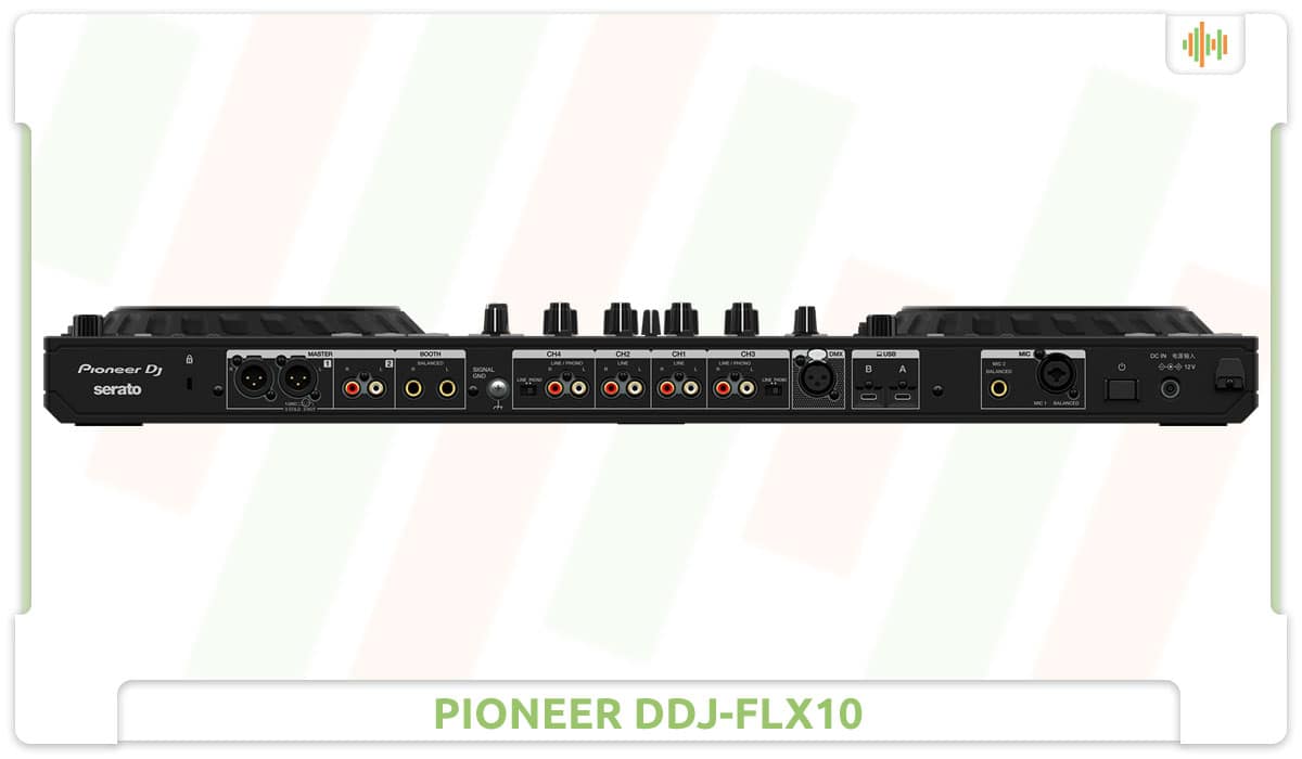 Pioneer DDJ-FLX10 Rear.