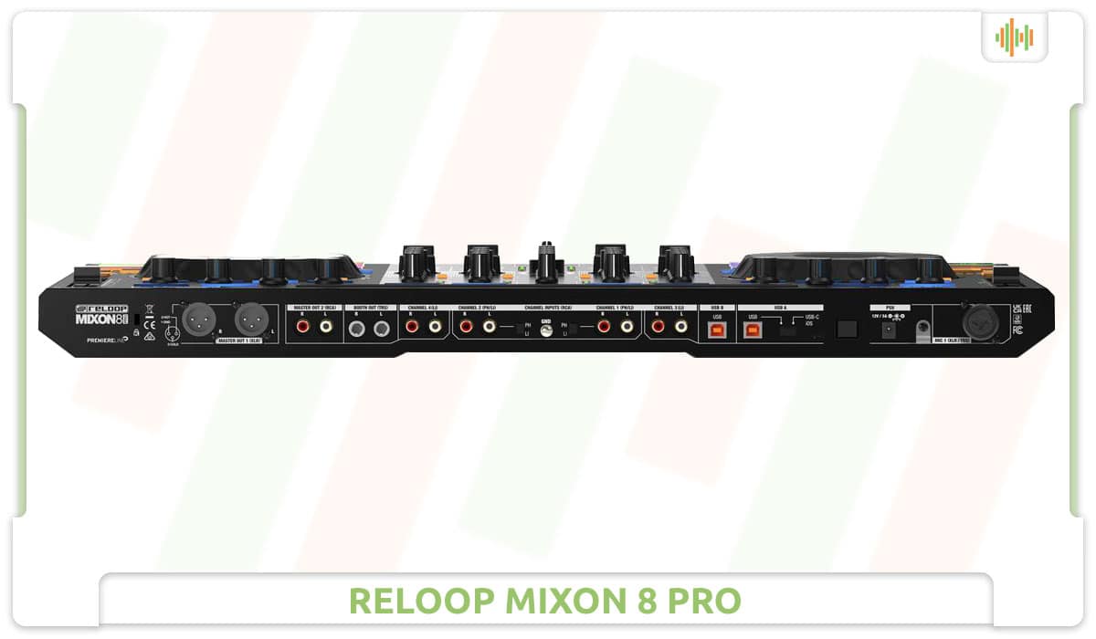 Reloop Mixon 8 Pro Rear.