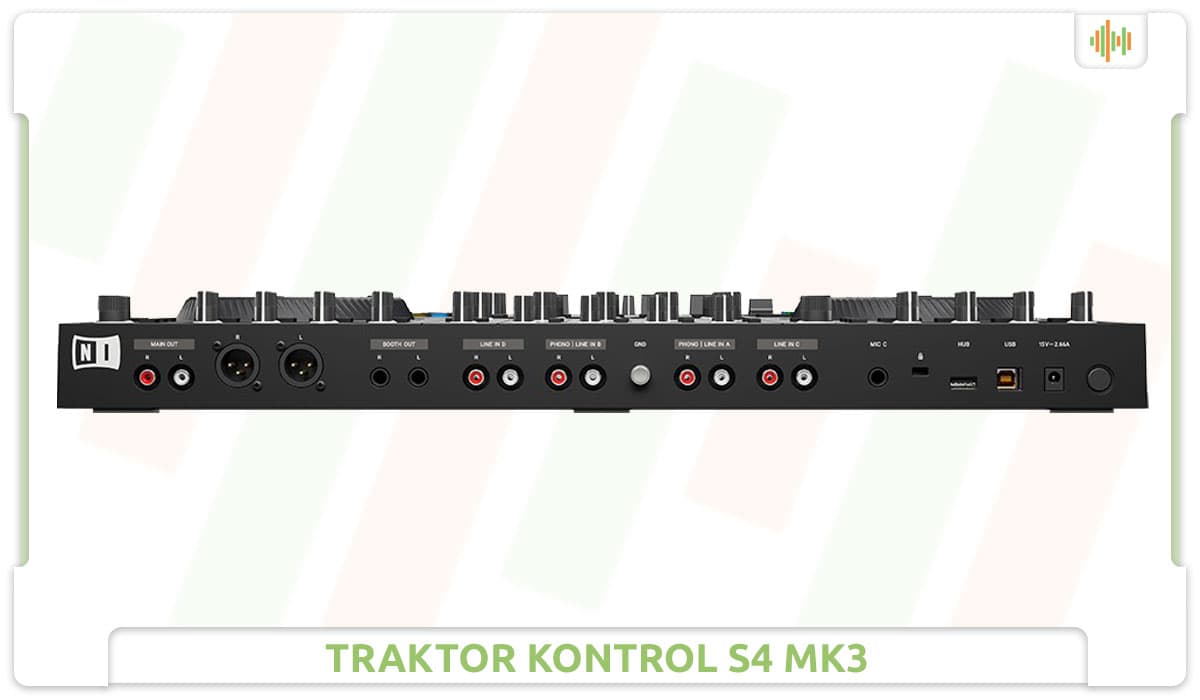 Traktor Kontrol S4 MK3 Back.