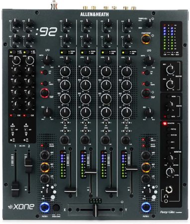 Top view of the Allen & Heath Xone 92.