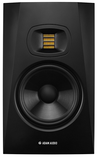 Front view of the Adam Audio T7V studio monitor.