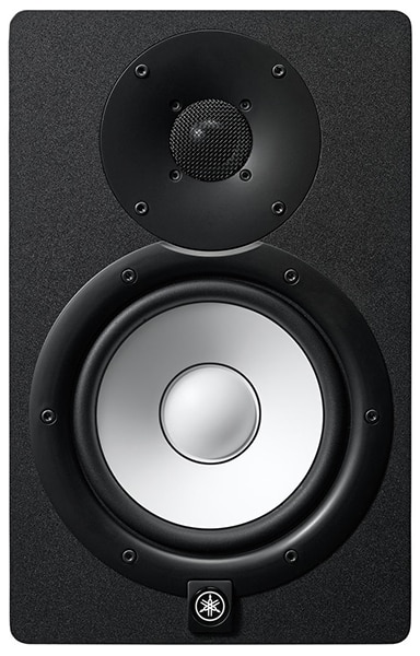 Front view of the Yamaha HS7 studio monitor.