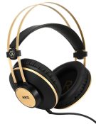 Three quarter view of the AKG K92 headphones.