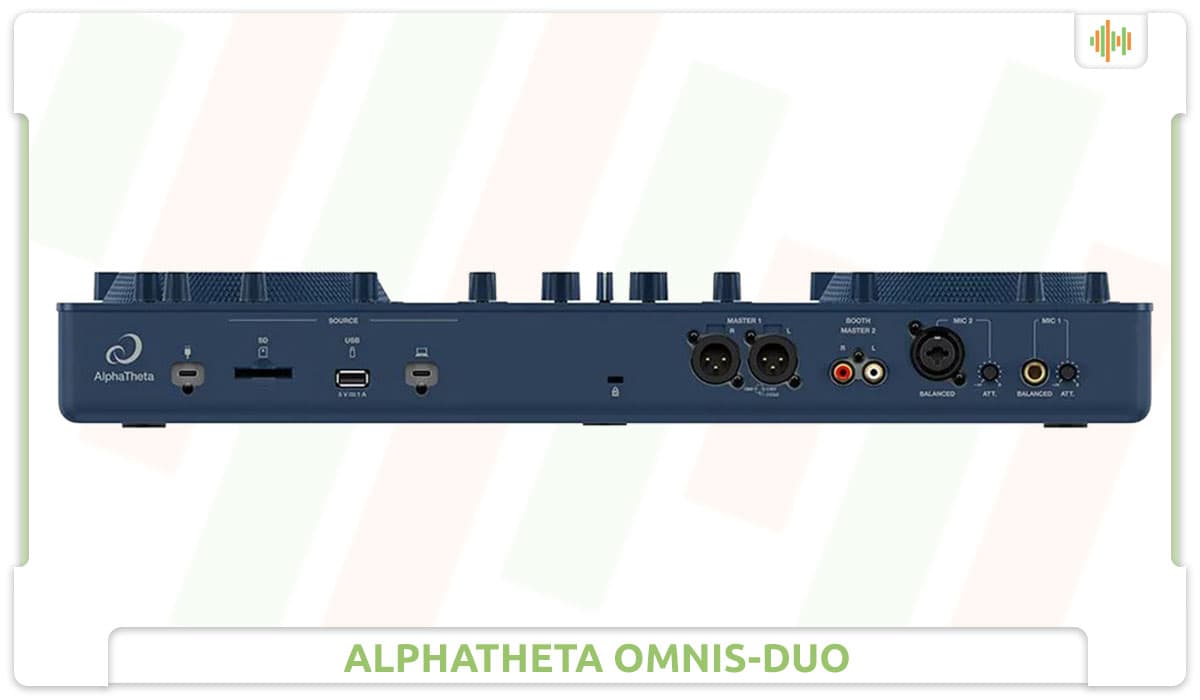 AlphaTheta OMNIS-DUO Back.
