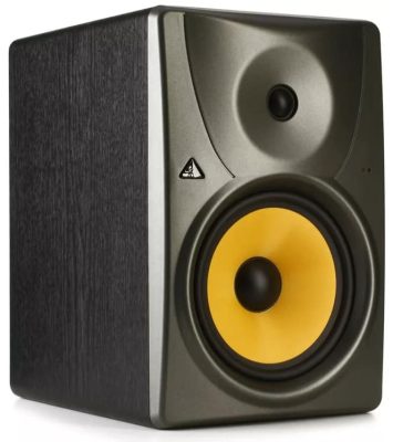 Three quarter view of the Behringer B1031A studio monitor