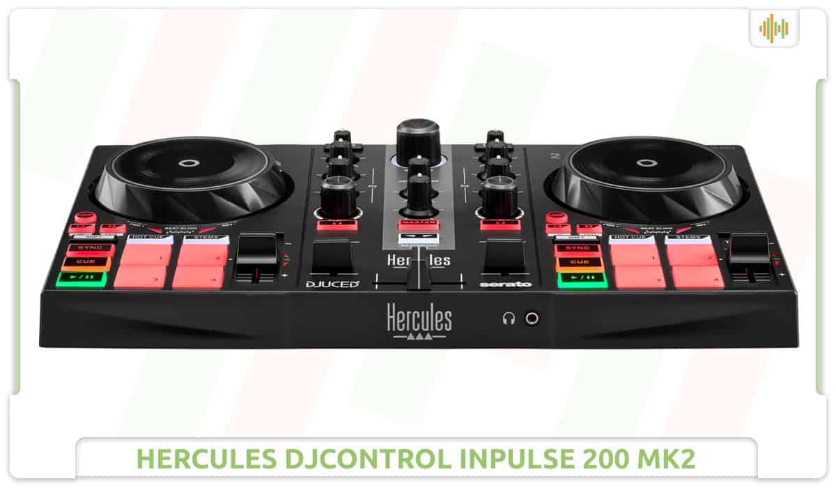 Hercules DJControl Inpulse 200 MK2 Front Angle.