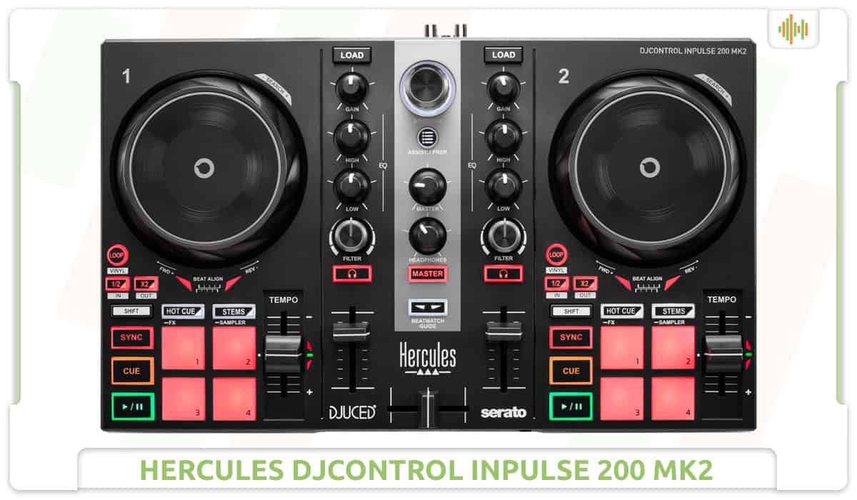 Hercules DJControl Inpulse 200 MK2 Top.