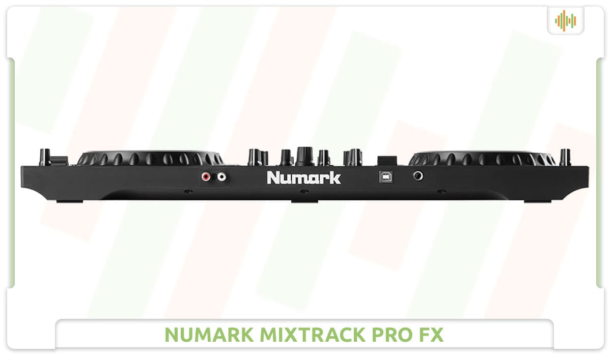 Numark Mixtrack Pro FX Rear.