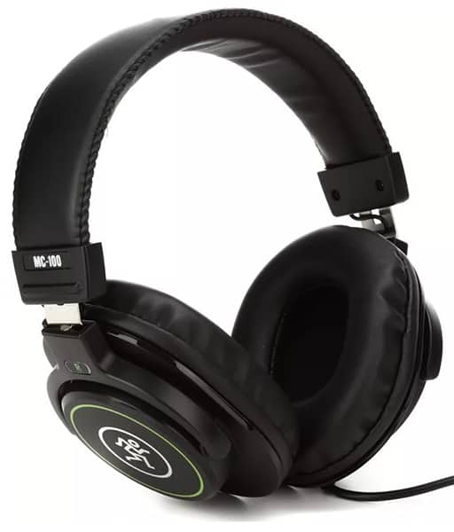Mackie MC-100 headphones.
