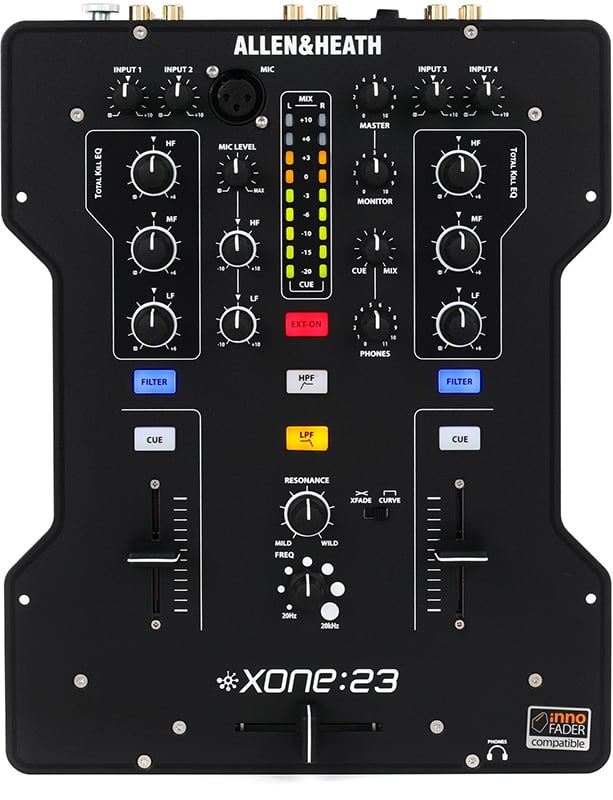 Top view of the Allen & Heath Xone 23