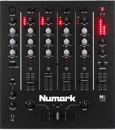 Top view of the Numark M6