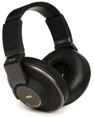Three quarter view of the AKG K553 MKII headphones.