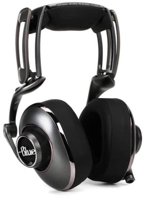 Three quarter view of the Blue Microphones Mix-Fi headphones.