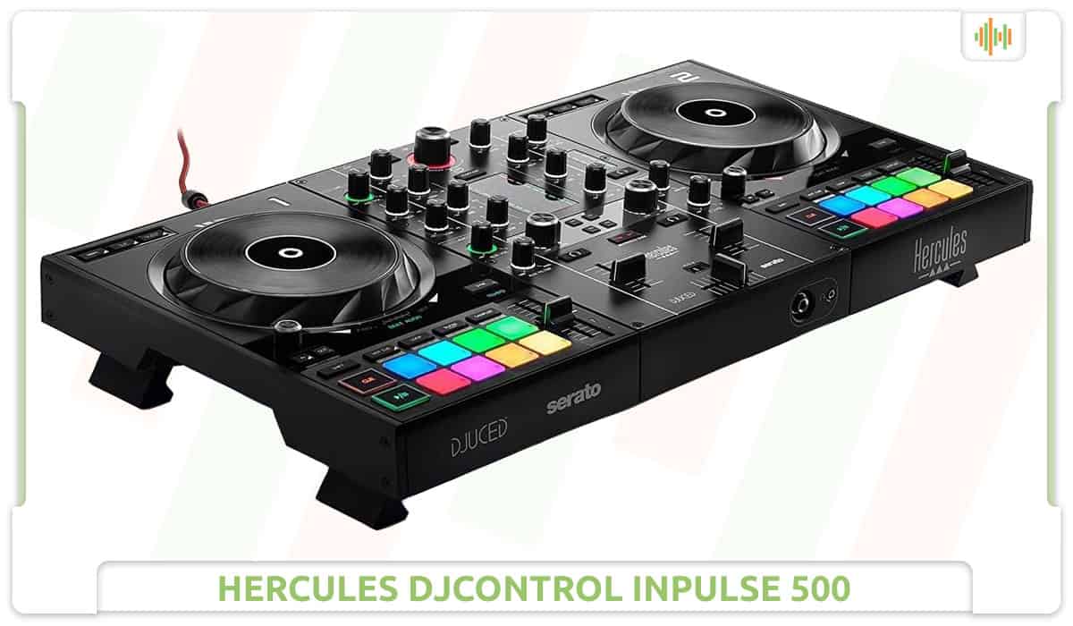 Hercules DJControl Inpulse 500 Angle.