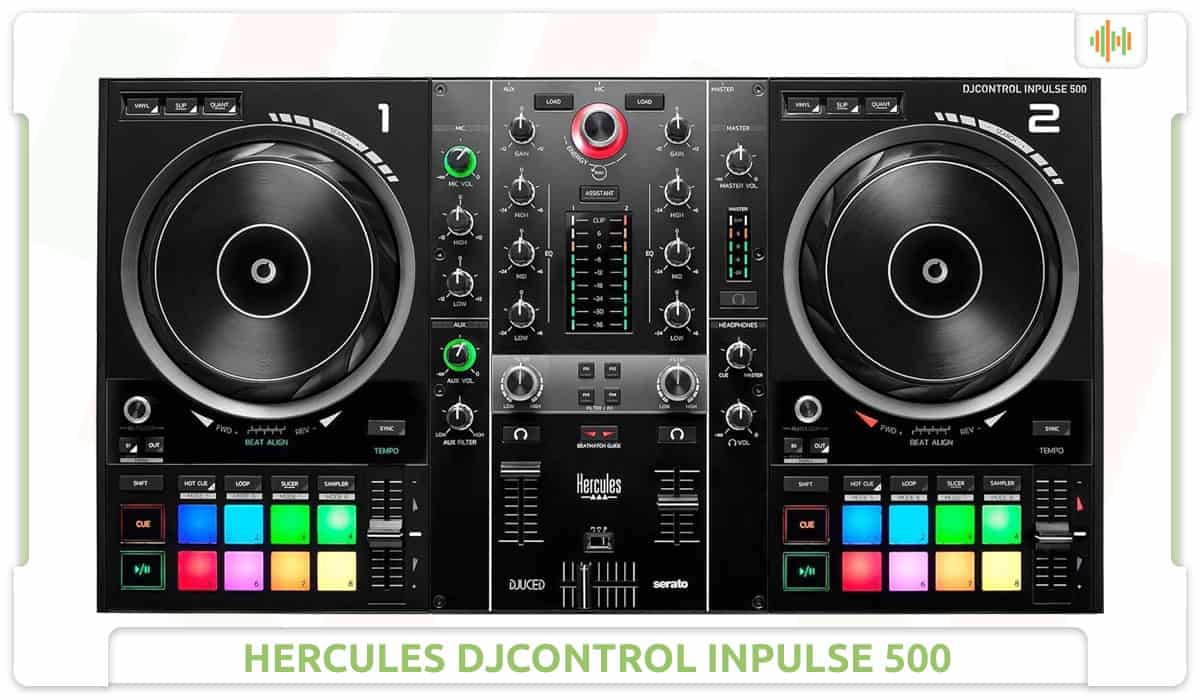 Hercules DJControl Inpulse 500 Top.