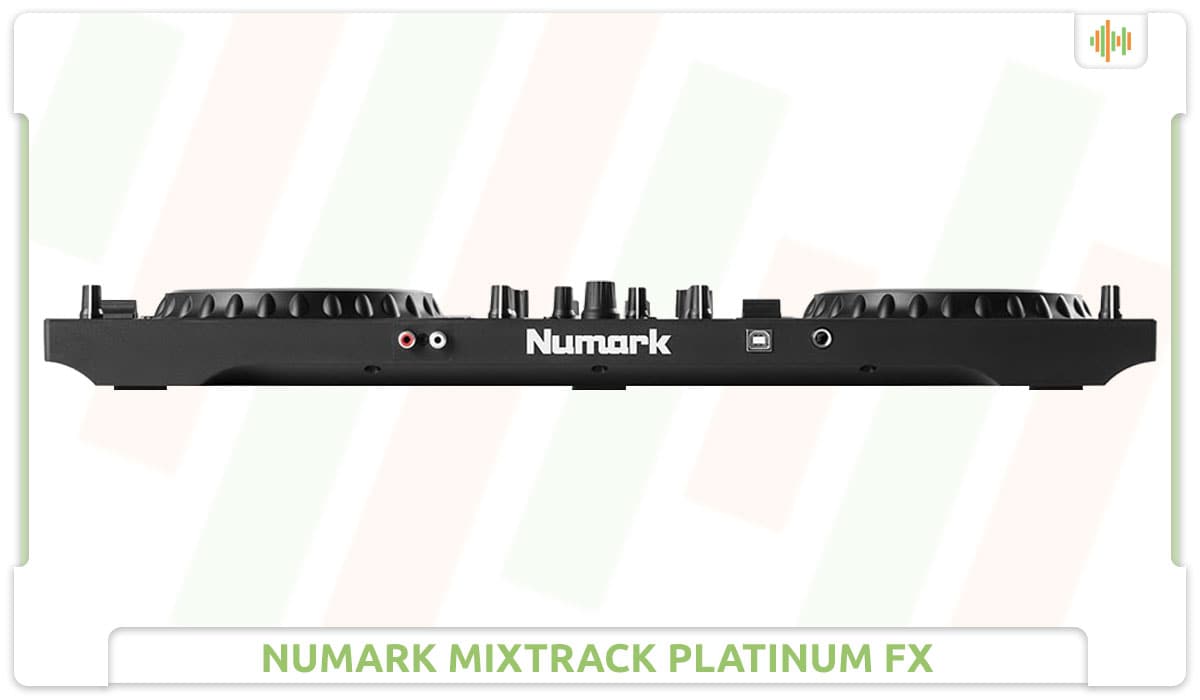 Numark Mixtrack Platinum FX Back.