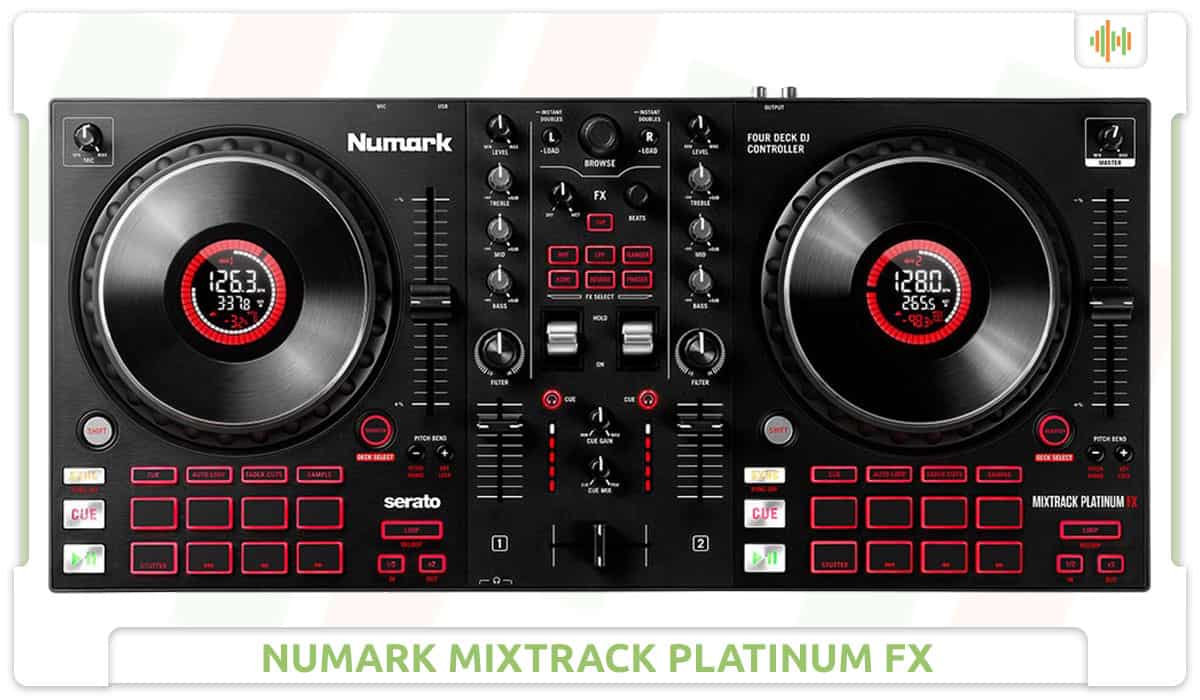 Numark Mixtrack Platinum FX Top.