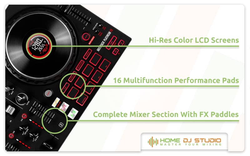 Numark Mixtrack Platinum FX Showcase.