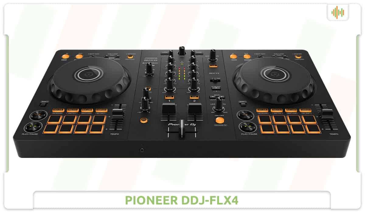 Pioneer DDJ-FLX4 Front Angle.
