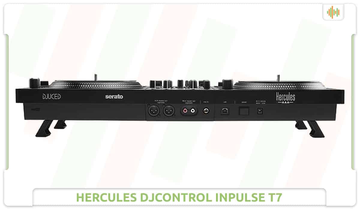 Hercules DJControl Inpulse T7 Back.