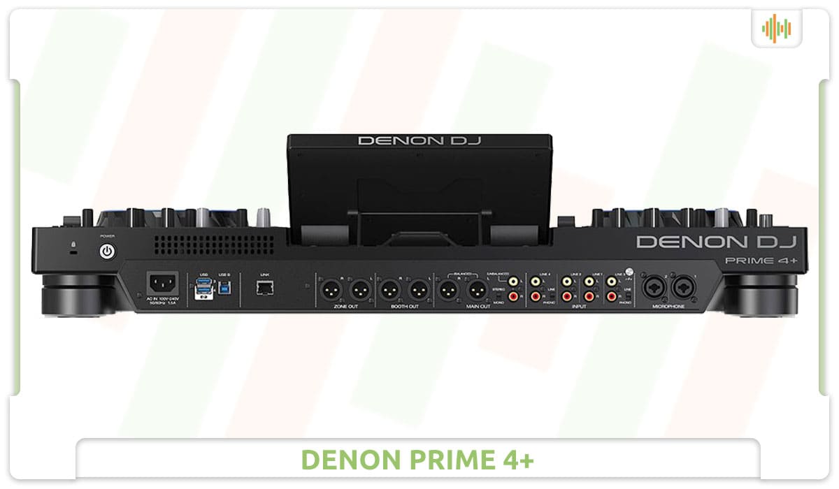 Denon Prime 4+ Rear.