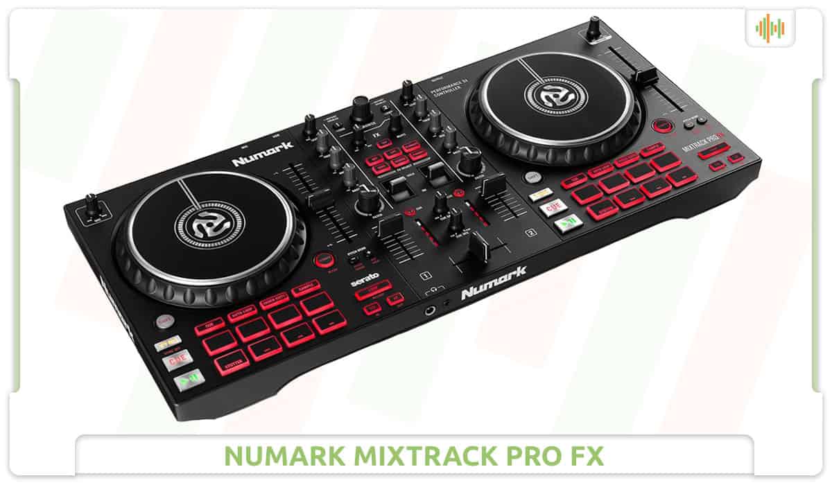 Numark Mixtrack Pro FX Angle.