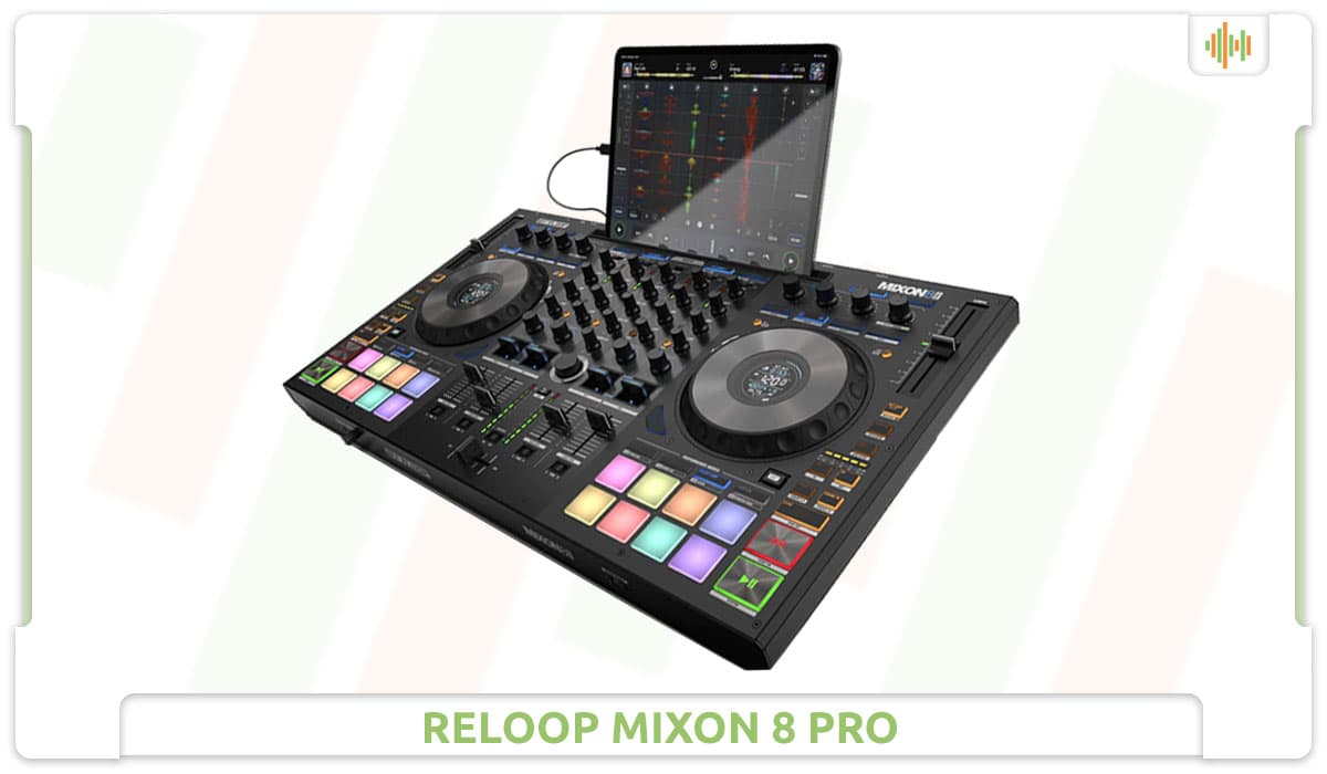 Reloop Mixon 8 Pro Angle iPad.