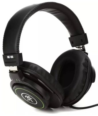 Mackie MC-100 headphones.