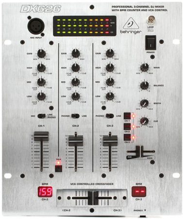 Top view of the Behringer DX626