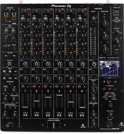 Top view of the Pioneer DJM V10