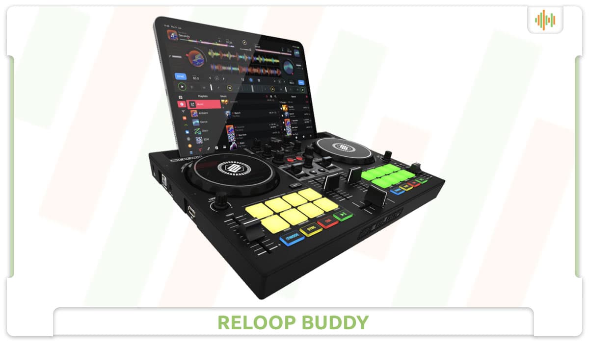 Reloop Buddy Angle iPad.