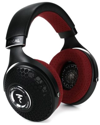 Three quarter view of the Focal Clear MG Pro headphones.