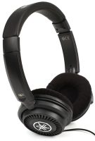 Three quarter view of the Yamaha HPH-150B headphones.