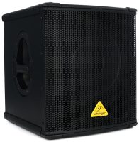Three-quarter view of the Behringer Eurolive B1200D-PRO PA subwoofer.