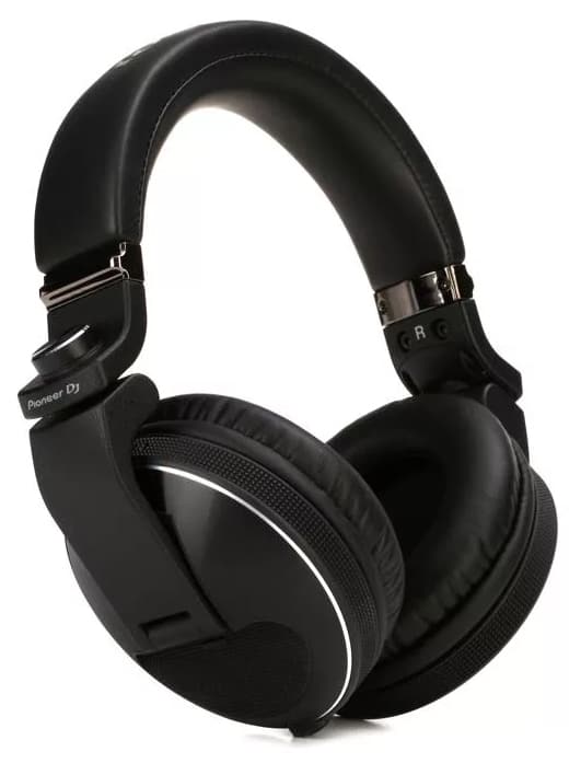 Three quarter view of the Pioneer HDJ X10 headphones