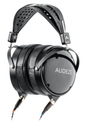 Three quarter view of the Audeze LCD-XC headphones.