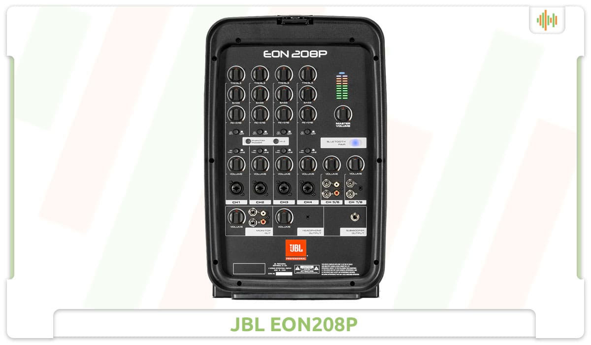JBL EON208P portable PA system