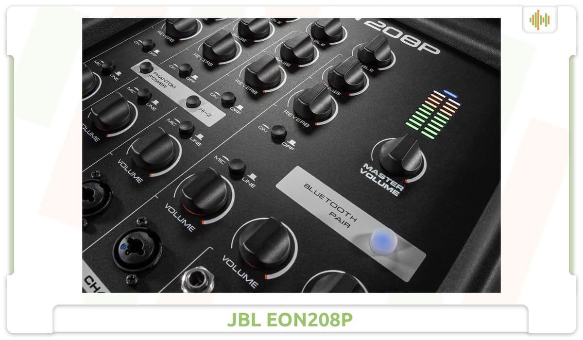 JBL EON208P portable PA system