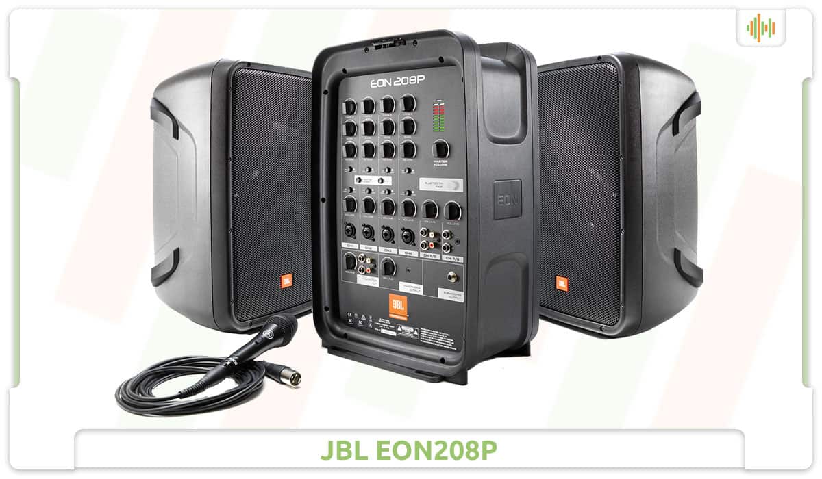JBL EON208P portable PA system